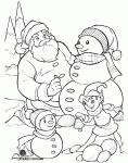 Дед Мороз и снеговик