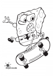 SpongeBob - скейтбордист