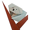 Коала оригами