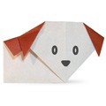 Щенок оригами