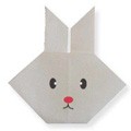 Оригами заяц