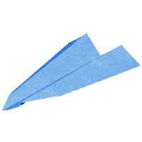 Сверхзвуковой бумажный самолет